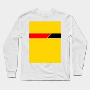 Watford Retro 1984 Yellow Red Black Bar Design Long Sleeve T-Shirt